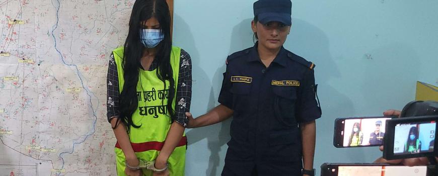 युवकलाई छुरा प्रहार गरी हत्या गर्ने युवती पक्राउ