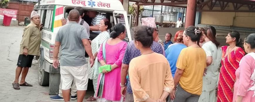 झापामा जङ्गली हात्तीको आक्रमणबाट दिदीबहिनी गम्भीर घाइते
