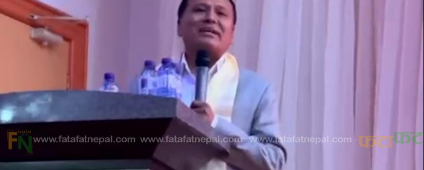 खाडी देशको भ्रमणमा रहेका कुलमानले भने : म कुनै पार्टीको झन्डा लिएर आएको होइन