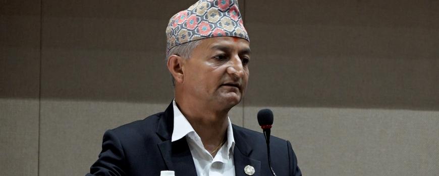 समस्या निकायमा होइन संस्कारमा छ : अध्यक्ष मिश्र