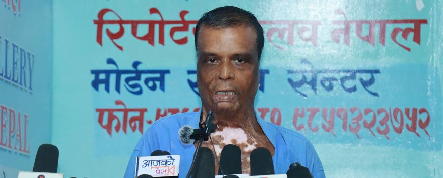 आलमले सफाइ पाए, बम लागेका गौरीशंकर पीडा सुनाउन काठमाडौँ आए 