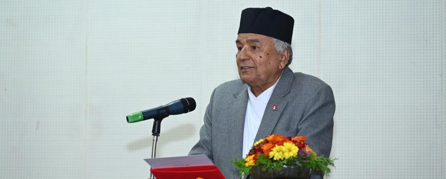 भानुभक्त नेपाली भाषाका मात्र नभएर मातृभाषालाई माया गर्ने सबैका साझा कवि हुन् : राष्ट्रपति पौडेल 