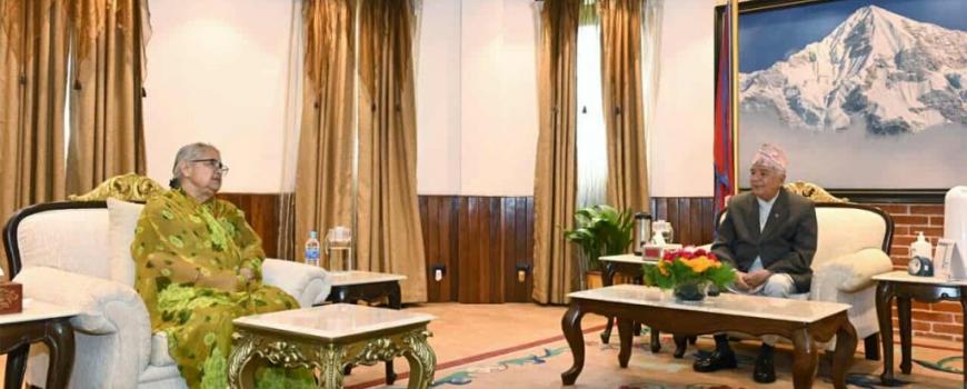 प्रधानमन्त्री र प्रमुख तीन दलका नेतृत्वबीच छलफल हुँदै प्रधानमन्त्री र प्रमुख तीन दलका नेतृत्वबीच छलफल हुँदै