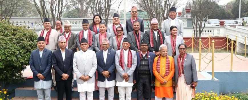 राष्ट्रियसभाका नवनिर्वाचित १८ सांसदले लिए पद तथा गोपनीयताको शपथ